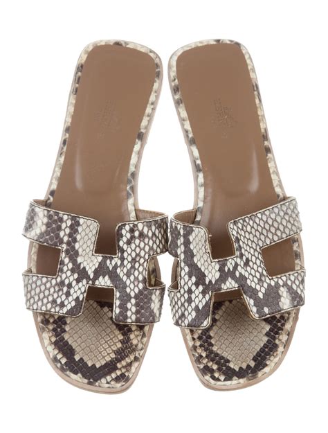 sandale hermes occasion|hermes snakeskin sandals.